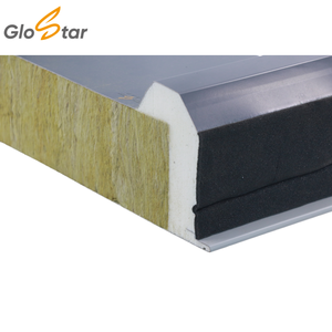 Factory Supply Anti-Corrosion At Lap Joints Rock Wool PU Edgy-Sealed 100mm SR1000 Steel <strong>Roof</strong> <strong>Sandwich</strong> <strong>Panel</strong> For Building Facades - Product Image 2