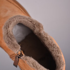 Bottes de neige classiques marron à semelle épaisse, imperméables et antidérapantes, bottines rehaussantes pour femmes - Product Image 3