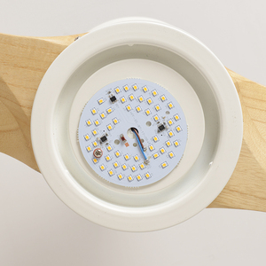 Quạt Trần Led Đèn Chùm Điều Khiển Từ Xa Hai Lưỡi Gỗ Cứng Chất Lượng Cao Có Đèn - Product Image 6