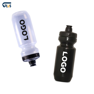 Tùy chỉnh BPA Free PP 600ml thân thiện với môi thăng hoa rõ ràng bóp thể thao chai nước nắp biểu tượng tùy chỉnh unisex cho xe đạp - Product Image 1