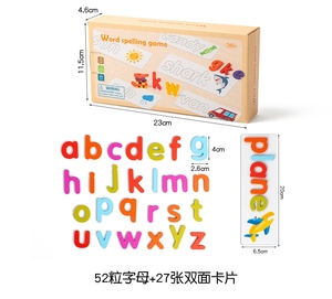 Hadiah Festival Ulang Tahun Idea Pembangun Kata CVC dengan Kartu Alfabet untuk Anak-anak, Mainan Aktivitas Pembelajaran Prasekolah - Product Image 6