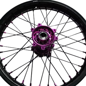 Nouvelles jantes en alliage d'aluminium de 17 pouces pour moto tout-terrain <span class=keywords><strong>KILROY</strong></span>, personnalisées en usine, bicolores, avec garantie d'un an - Product Image 5