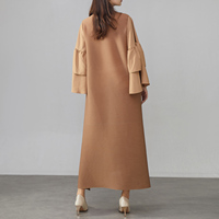 Robe plissée décontractée pour femme à manches amples, nouvelle collection 2026, directement de l'usine Miyake