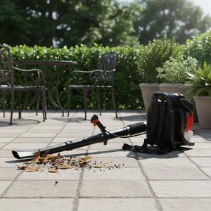 Soplador de Hojas a Gasolina de 76CC con Correas Acolchadas Tipo Mochila para Jardinería - Product Image 1