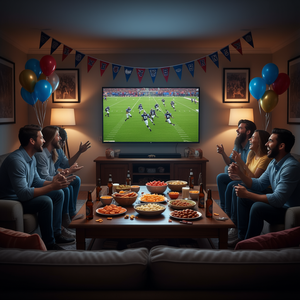 Football <b>Watch</b> Party T-Shirt With Rest Saying For Game Day Viewing - Product Image 3