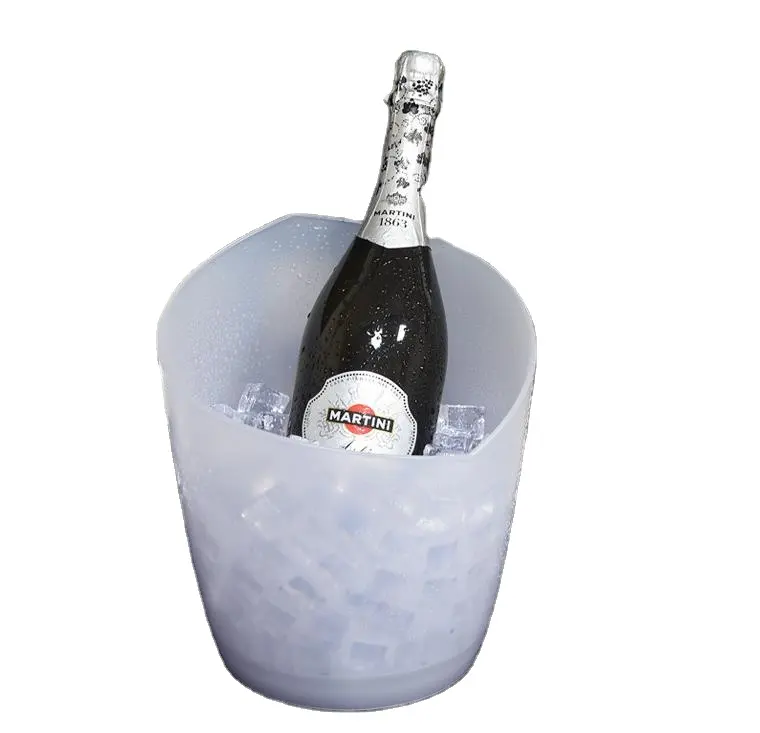 Led Ice Cooler Bucket Usb Charging Champagne Bar Beer Wine Drinks Box