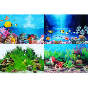 Groothandel Dubbele Enkelzijdige <span class=keywords><strong>Aquarium</strong></span> Decoratieve Natuur Imiteert <span class=keywords><strong>Aquarium</strong></span> Achtergrond - Product Image 3