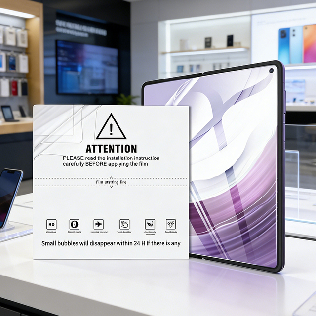 Factory Direct Sales 200*200mm Curved Screen Self Repair HD Top Quality TPU Screen Protector Film for Mobile Phone