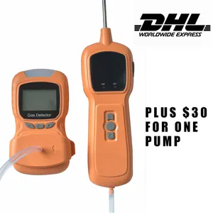 Xách Tay Duy Nhất Gas Detector Hydrogen H2 Phân Tích Hydrogen H2 Màn Hình Với Micro Clip H2 Báo Động Dò Khí