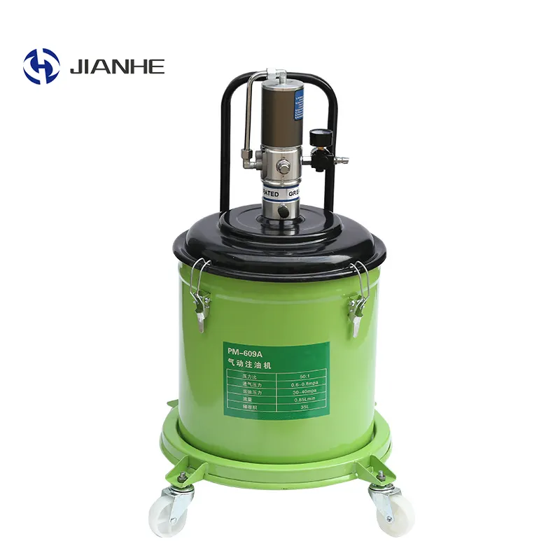 movable lubrication electric cow high pressure piston pulley air electro-pneumatic barrel grease pump filling machine