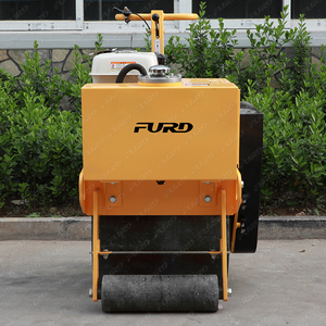 Mini-compacteur vibrant à tambour unique de 200 kg avec moteur à essence pour le remblaiement de fossés - Product Image 6