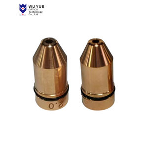 उच्च गुणवत्ता वाला बुलेट लेजर नोजल डाया.10.5 मिलान उच्च गुणवत्ता वाले ढक्कन/बेस फाइबर कटर वेल्डिंग हेड डबल/सिंगल लेयर नोजल - Product Image 4