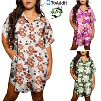 Robes florales personnalisées pour femmes, imprimé polynésien samoan, motif des îles du Pacifique, robes amples, robe tribale