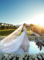 Tapis de mariage effet miroir, tapis de sol réfléchissant, tapis épais de 0,2 mm, chemin de table de mariage effet miroir pour décorations de fête intérieure/extérieure