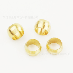 ปลอกแหวนล็อคทองเหลือง Din6799 อุปกรณ์เสริมข้อต่อแบบเสียบเข้าขนาดเมตริก - Product Image 2