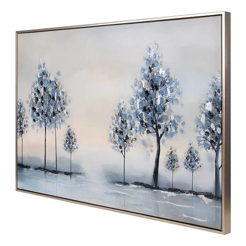 Pittura forestale di paesaggio naturale arte moderna decorazione d'interni per la casa