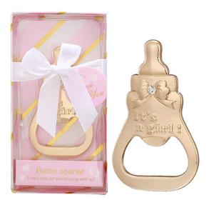 Cadeaux de retour de douche de bébé pour les fournitures d'invité ouvre-bouteille de mangeoire <span class=keywords><strong>c</strong></span>'<span class=keywords><strong>est</strong></span> un garçon fille fête faveur Souvenirs rose bleu - Product Image 3