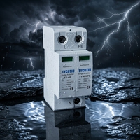 Parafoudre TY-40 1+1 AC 40KA SPD monophasé certifié Type T2 pour la protection contre la foudre des équipements électroniques