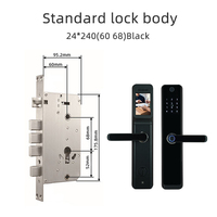 Kunci Pintu Pintar Digital Biometrik Sidik Jari Tuya 6068 Harga Pabrik Grosir Deftun, Kontrol Jarak Jauh via Aplikasi, 4x AA