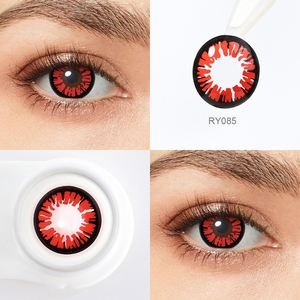 Lentes de Contacto de Color Pseyeche Dolly, Lentes de Contacto de Color Diablo para Cosplay, Lentillas de Color para Halloween - Product Image 4