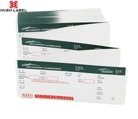 Service d'impression d'étiquettes personnalisées pour passeport et carte d'embarquement, papier offset, taille personnalisée, couleur CMJN