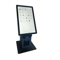 Kiosco de Pantalla Táctil de 21.5 Pulgadas, Kiosco de Pago de Autoservicio POS para Sistema de Pedidos en Restaurantes