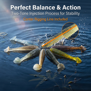 <span class=keywords><strong>Leurre</strong></span> de pêche personnalisé en plastique souple, série RTD, équipement de pêche OEM - Product Image 6
