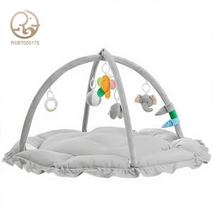Tapis d'éveil 5-en-1 pour bébé avec <span class=keywords><strong>coussin</strong></span> confortable épais et grand format, centre d'activités pour le temps sur le ventre et jouets sensoriels – Fournisseur direct usine - Product Image 1