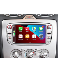 Autoradio Android 7 pouces pour Ford Focus, montage sur tableau de bord, écran tactile capacitif 1024x600, Android Auto, stéréo MP3, WiFi intégré, FM