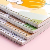 Motif personnalisé fil à coudre reliure bloc-notes feuille de couverture spirale feuille vierge Journal cahier