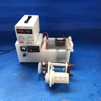 Machine de placage de baril à vitesse réglable spécialisée en placage d'or de micro-précision commerciale baril de placage avec micro-trous