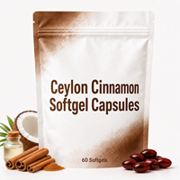 Complément alimentaire en capsules molles à la cannelle de Ceylan pour adultes, améliore l'immunité, 30 capsules
