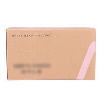 Hochwertige Hautpflege-Qualität Kraftpapier-Flachdeckelboxen Glitzer UV-Blockierend Feuchtigkeitsbeständig Individuelle Drucke für Seren Cremes Sets