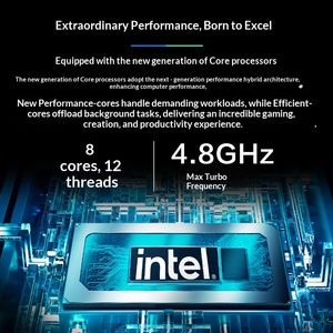 AS0S Dawn Tout-en-un avec écran 23,8 pouces à taux de rafraîchissement élevé (Core5-210H 8 Go DDR5 250 Go SSD Clavier et souris <span class=keywords><strong>sans</strong></span> <span class=keywords><strong>fil</strong></span> Blanc) - Product Image 5