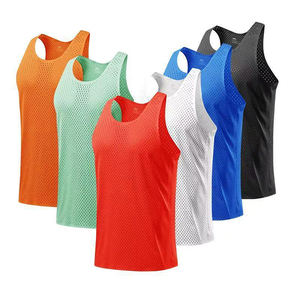 Chaleco de secado rápido para maratón para hombre, camiseta sin mangas ligera de malla transpirable para carreras, para entrenamiento deportivo de pista y campo y cross-country. - Product Image 5