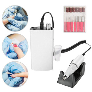 Electric <strong>Nail</strong> Drill Machine Rechargeable <strong>Nail</strong> File <strong>Driller</strong> Manicure Pedicure Polishing Cordless Gel <strong>Nails</strong> Grinding Polisher 801 - Product Image 1