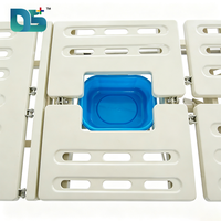 Cama de Hospital Manual Ajustable con 5 Funciones, Peso 85 kg, Cabecera/Pieera de ABS, 5 Rieles Laterales Plegables, 4 Ruedas Silenciosas