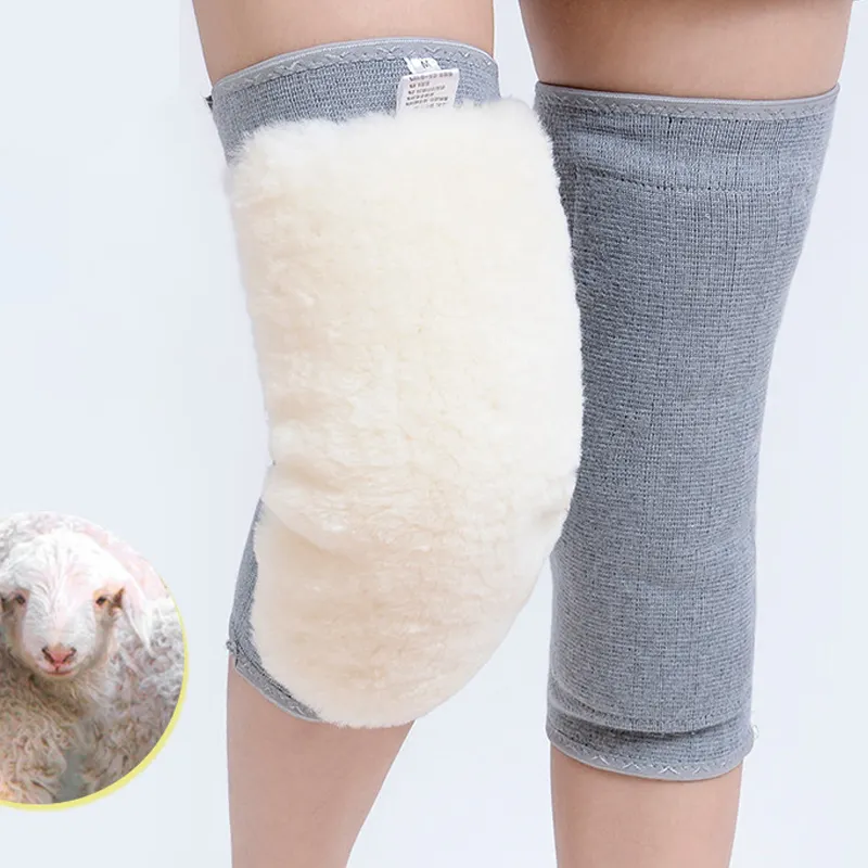 Beyaz termal kneepad kullanılabilir kış sıcak tutmak ve dizinizi korur
