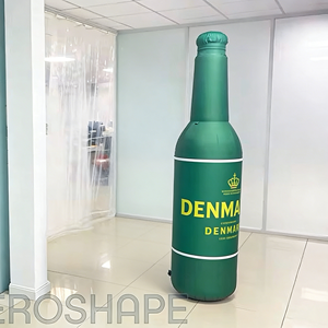 Производство, лидер продаж, гигантская надувная Рекламная бутылка, рекламная копия, надувная пивная бутылка - Product Image 4