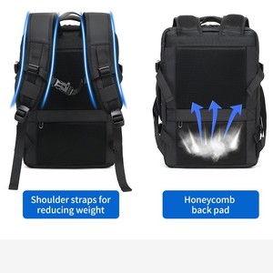 Expandable <b>Backpack</b> <b>Large</b> Capacity 36-55L Waterproof Travel Bag Unisex Laptop <b>Backpack</b> Business Travel Solid Color - Product Image 5