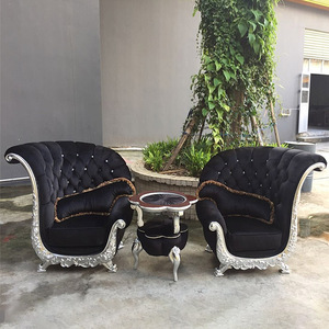Juego de mesa y sillón de cuero para niños, juego de mesa y sillón para boda, OEM - Product Image 5
