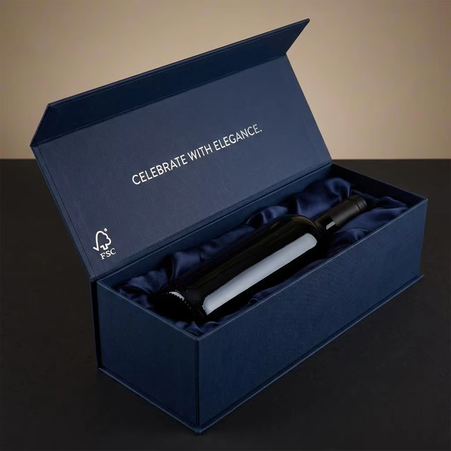 Custom Logo Wine Box With Personalized With Professional With Art Paper With Hidden Magnet With Global Shipping