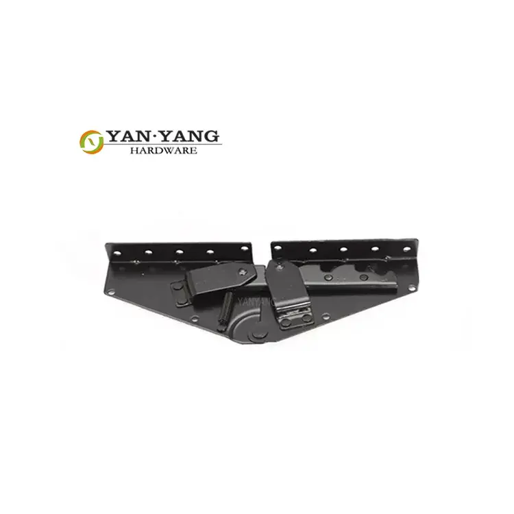 YANYANG Fábrica Muebles Conector Mecanismo Click Clack Negro 230mm Sofá Cama Bisagra