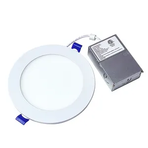 4inch 12W 5CCT Ultra-Thin LED Recessed Ceiling Light With Night Light Junction Box Slim Panel Light