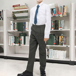 Último Diseño de Uniforme Escolar para Niños de Secundaria, Unisex, 100% Poliéster, Lavable, Precio Bajo, Tela Suave Informal - Product Image 3