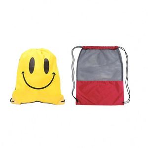 Sac à cordon en nylon personnalisé de haute qualité avec logo, imperméable, pour voyage, sport, gym, sac à dos en polyester 210d 600d - Product Image 2