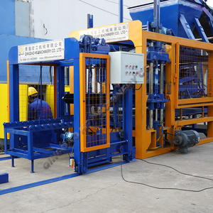 QT4-16 Khóa liên động khối máy làm cho các doanh nghiệp nhỏ hoàn toàn tự động PLC thành phần bê tông gạch dây chuyền sản xuất - Product Image 4