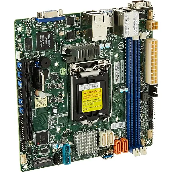 Penjualan terlaris MBD-A2SDV-12C +-TLN5F untuk Supermicro Flex ATX Atom C3858 IPMI DDR4 Motherboard