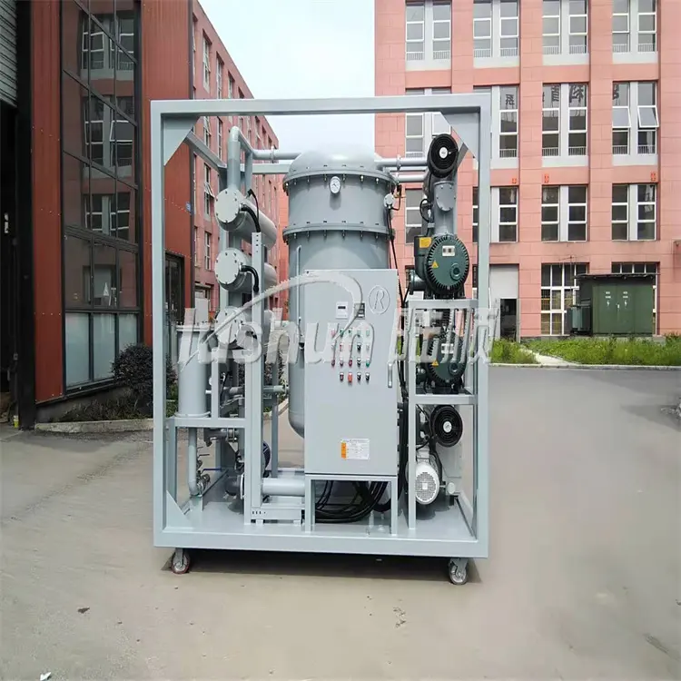Transformador de sistema de refinaria de óleo, 3000l/h, isolamento automático, purificador de óleo usado, máquina recicladora