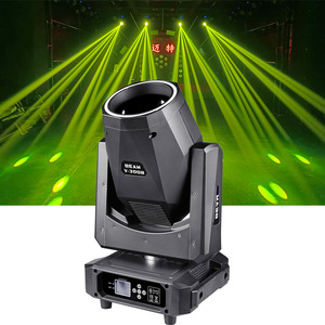 ไฟหัวเคลื่อนที่แบบลำแสง 300W ควบคุมด้วย DMX512 มาตรฐาน IP33 Ra95 CRI ตัวเรือนอลูมิเนียมอัลลอย สำหรับงานดีเจ ปาร์ตี้ เวที ร้านคาราโอเกะ - Product Image 6